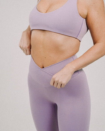 Lilac Crossover Leggings