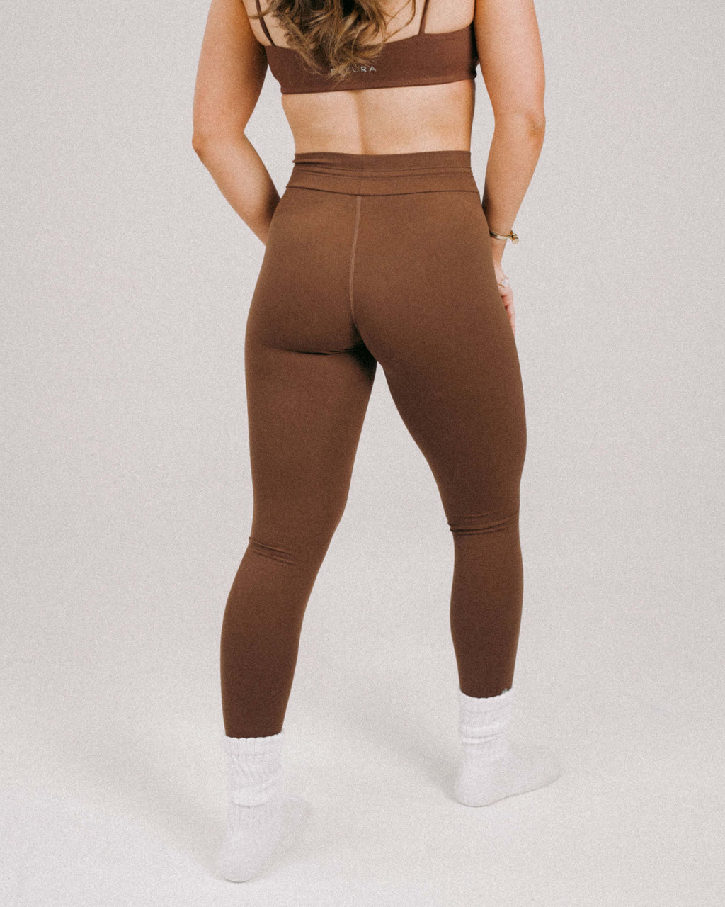 Cafe au Lait Flow Drawstring Leggings