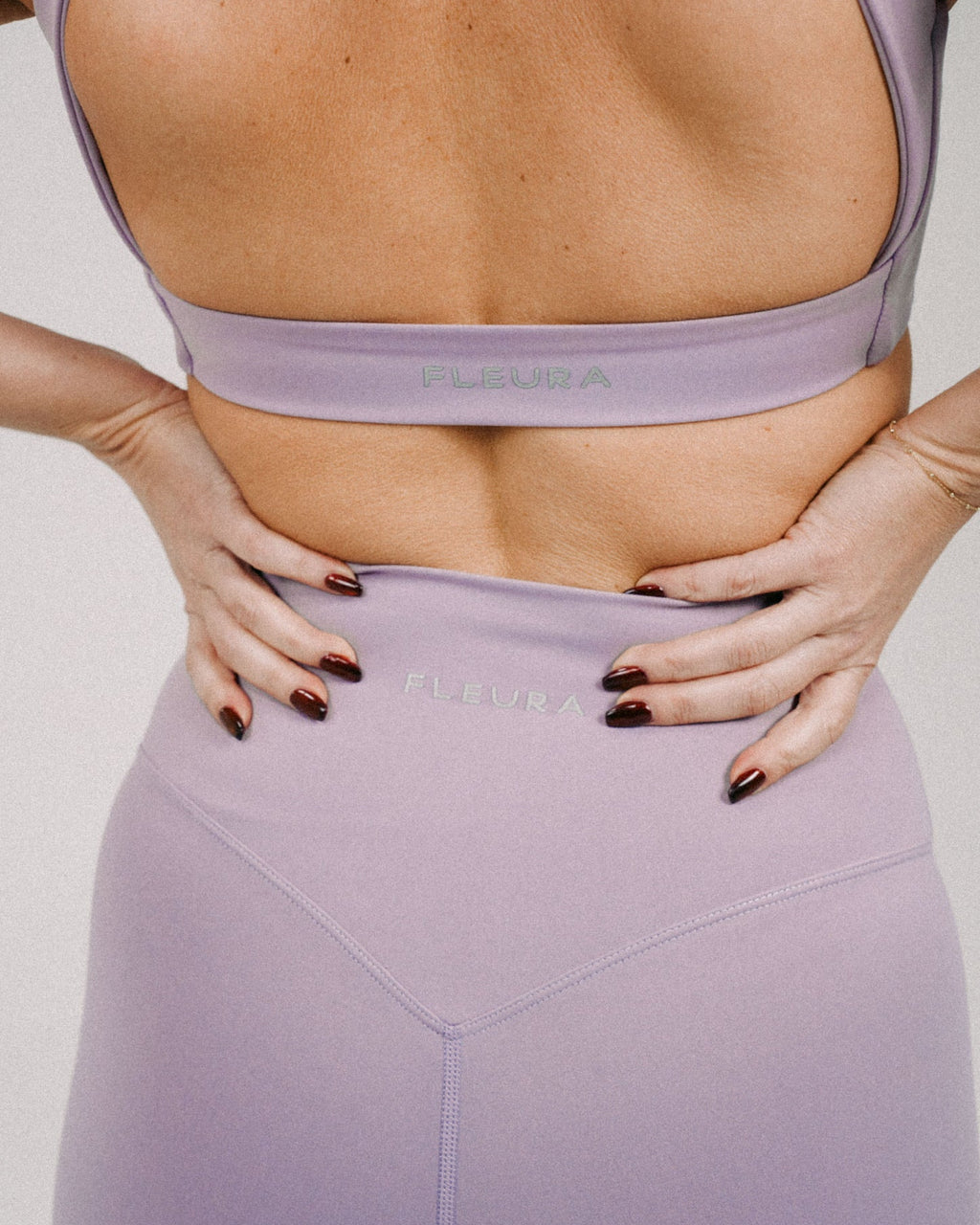 Lilac Crossover Leggings