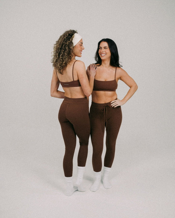 Cafe au Lait Micro Square Bra