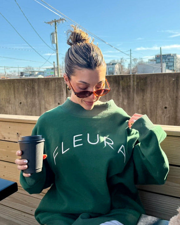 Fleura Signature Evergreen Mock Neck